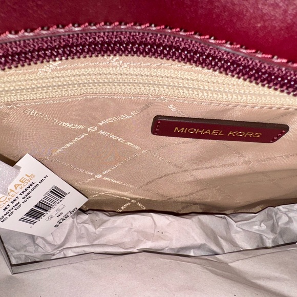 Michael Kors Red and Purple Women's Tote Bag - Picture 6 of 12